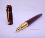 MONT BLANC M Marc Newson Red Barrel Gold Clip Rollerball Pen 2016 Copy
